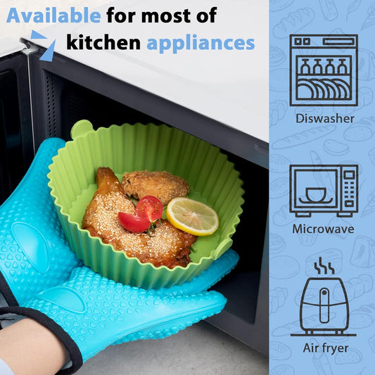 Microwave & Air Fryer Silicone Baking Tray